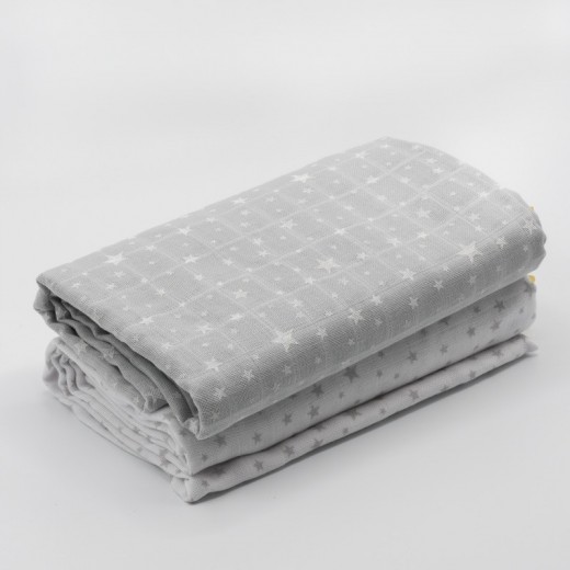 Set of 2 Muslin Swaddles