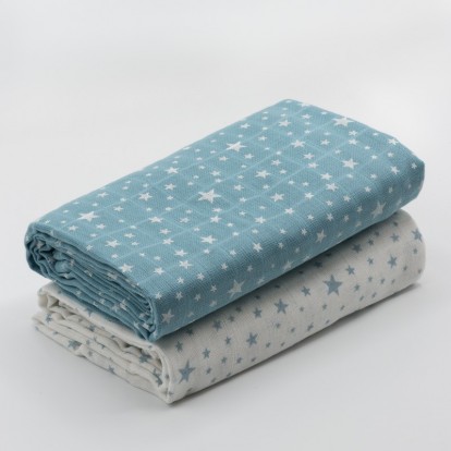 Set of 2 Muslin Swaddles