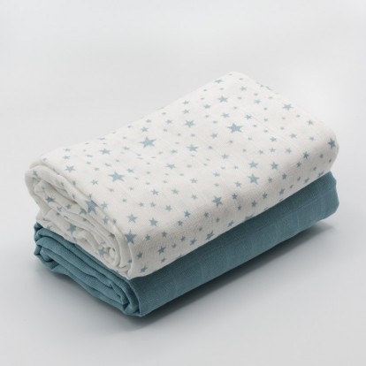 Mantas de musselina - 2Un.