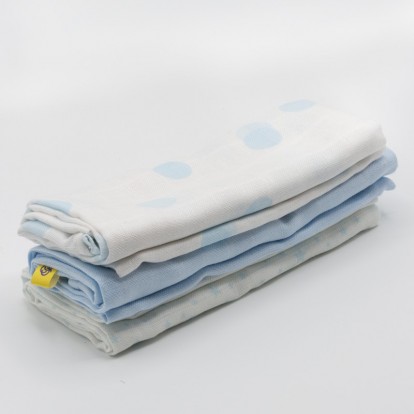 Set of 3 Muslin Cloths