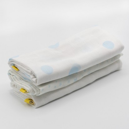 Set of 3 Muslin Cloths