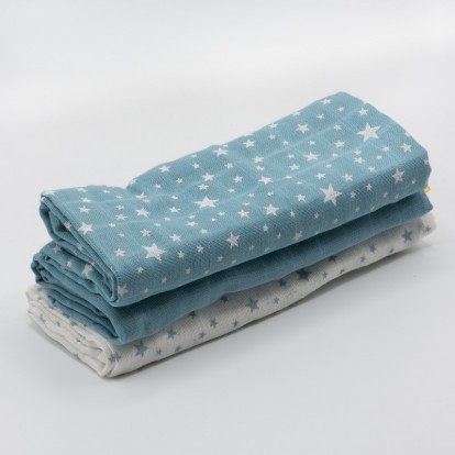 Set of 3 Muslin Cloths