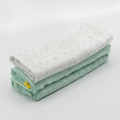 Set of 3 Muslin Cloths