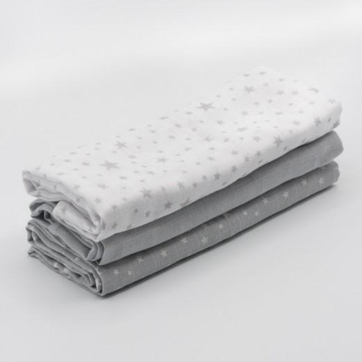 Set of 3 Muslin Cloths