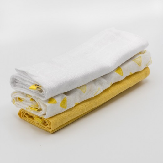 Set of 3 Muslin Cloths