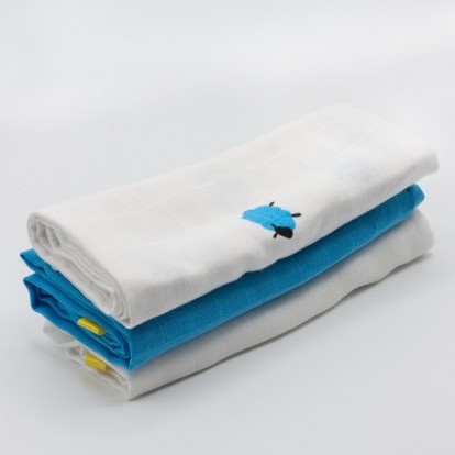 Set of 3 Muslin Cloths