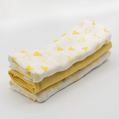 Set of 3 Muslin Cloths