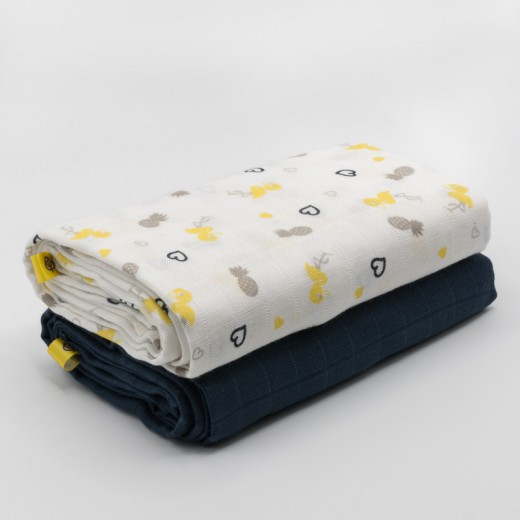 Mantas de musselina - 2Un.