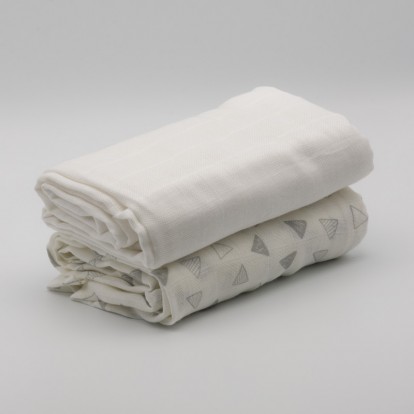 Mantas de musselina - 2Un.