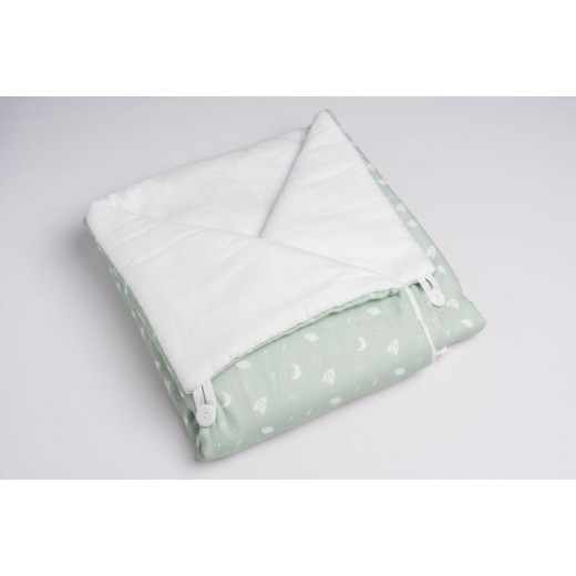 Saco de dormir em tecido gauze Above the Stars 1