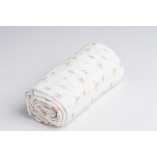 Manta de musseline 1 uni. Arco Íris