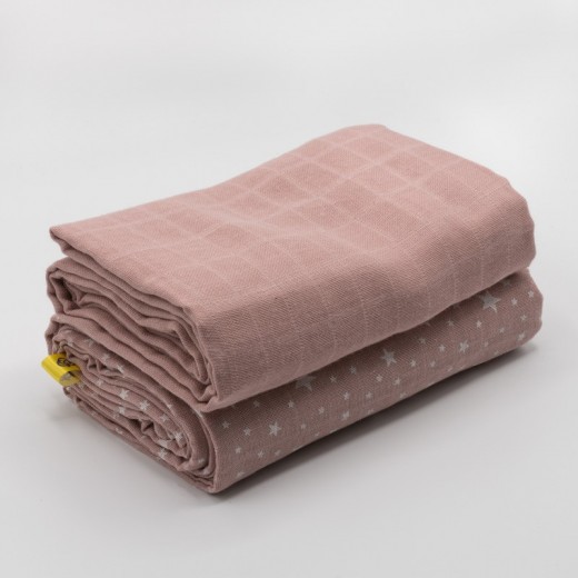 Set of 2 Muslin Swaddles